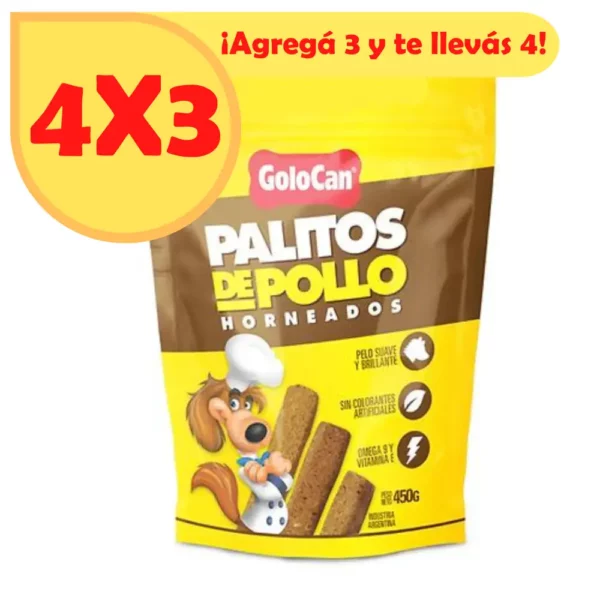 Golocan Palitos de Pollo - 450 Gr