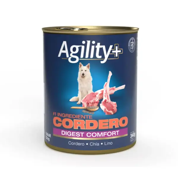 Agility Plus Lata Perro Digest Comfort - 340 Gr
