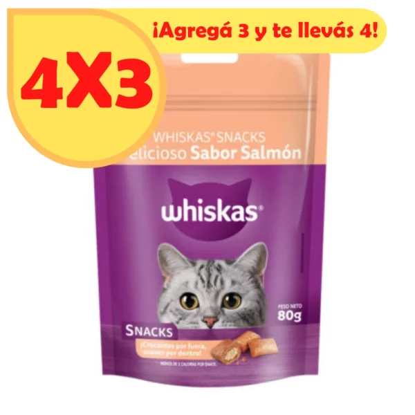 Whiskas Snack Salmon - 80 Gr