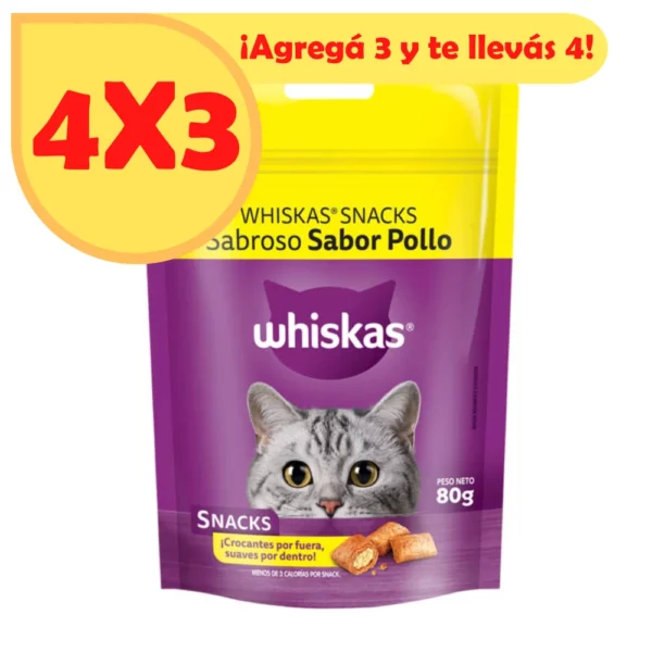 Whiskas Snack Pollo - 80 Gr