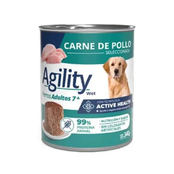 Agility Lata Perro Senior - 340 Gr