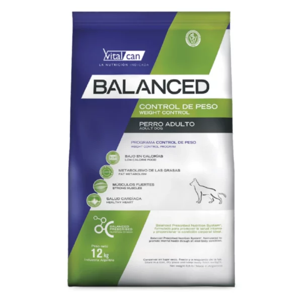 Vital Balanced Adulto Control Peso - 12 Kg