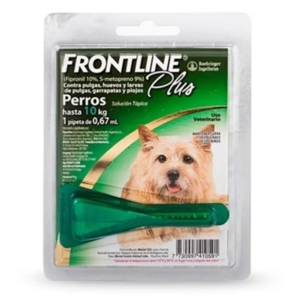 Frontline Plus Pipeta Perro - H/10 Kg