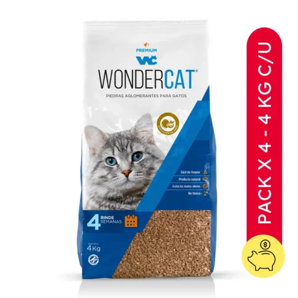 Wondercat Aglomerante Coco - 16 Kg