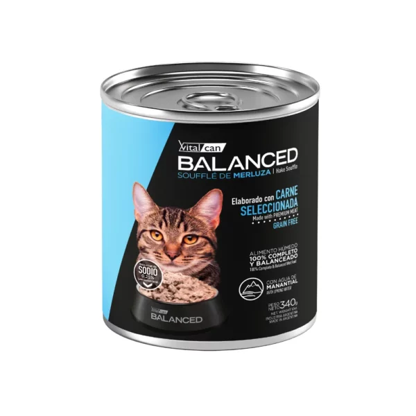 Balanced Gato Adulto Lata Merluza - 340 Gr
