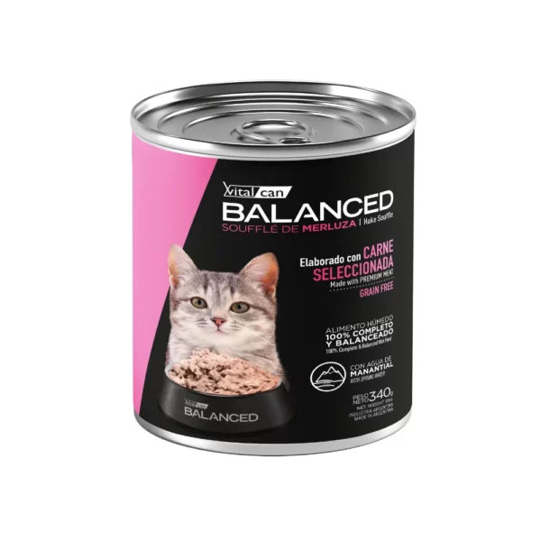 Balanced Gato Kitten Lata Merluza - 340 Gr
