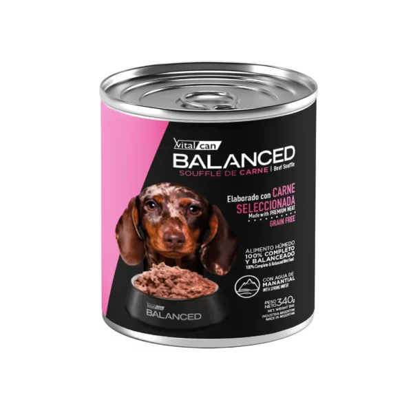 Balanced Perro Cachorro Lata Carne - 340 Gr
