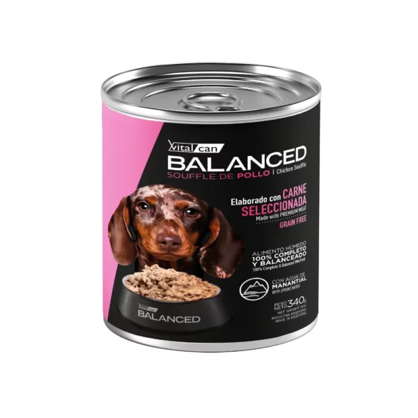 Balanced Perro Cachorro Lata Pollo - 340 Gr
