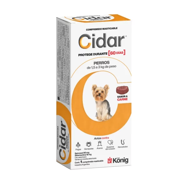 Cidar Perros - 1,5 a 3 Kg