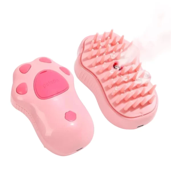 Lufra Cepillo Vapor Masajeador Rosa