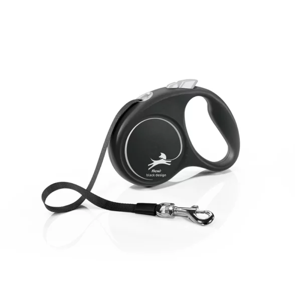Flexi S (Black) 5m Max 15 Kg Tape Black Design